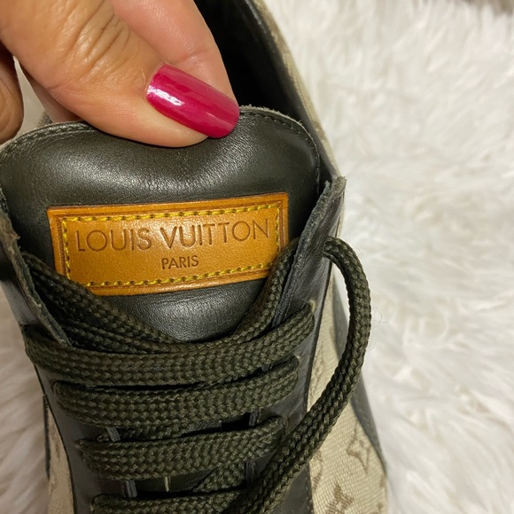 Louis Vuitton monogram Idylle canvas monogram sneakers - Picture 5 of 11